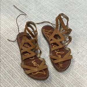 Sam Edelman Women's Tan Gladiator Sandals